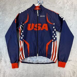 Rudy Project USA Cycling Jacket XS Windbreaker Stars Stripes Team USA